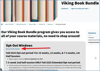 A screenshot of a book store