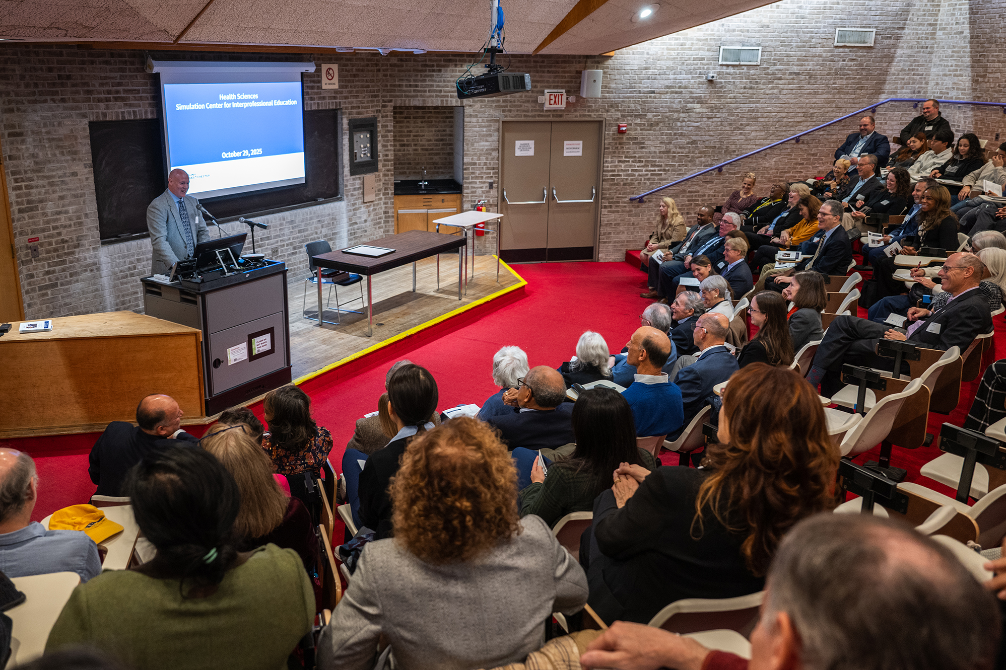 Simulation lab ribbon cutting photo 1