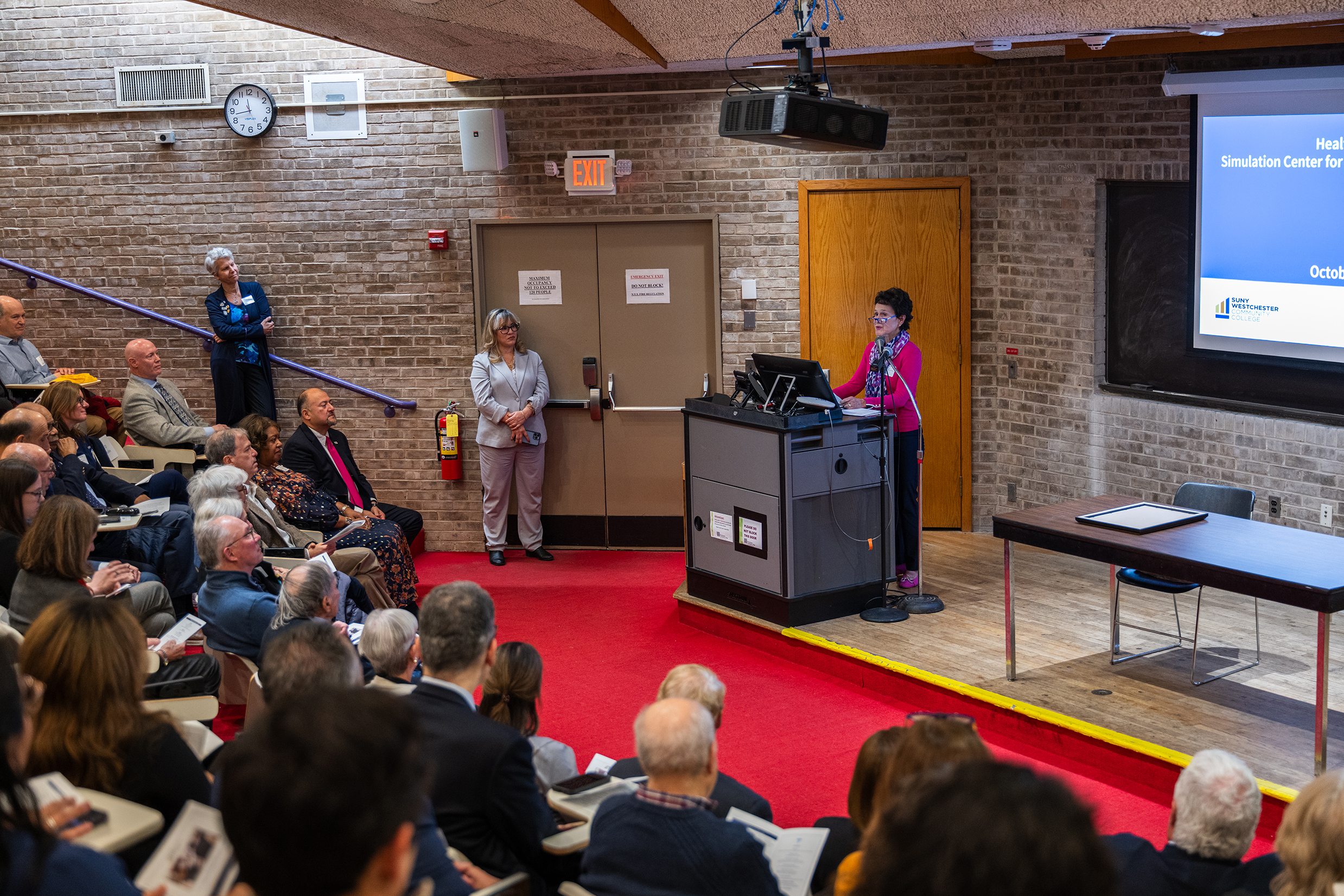 Simulation lab ribbon cutting photo 2