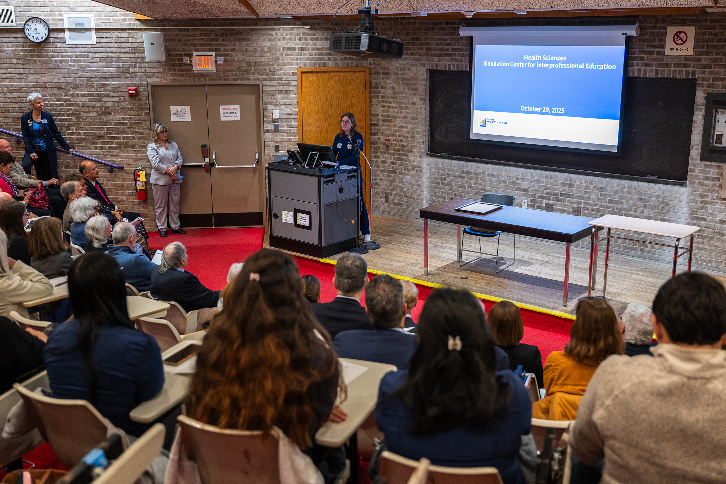 Simulation lab ribbon cutting photo 4