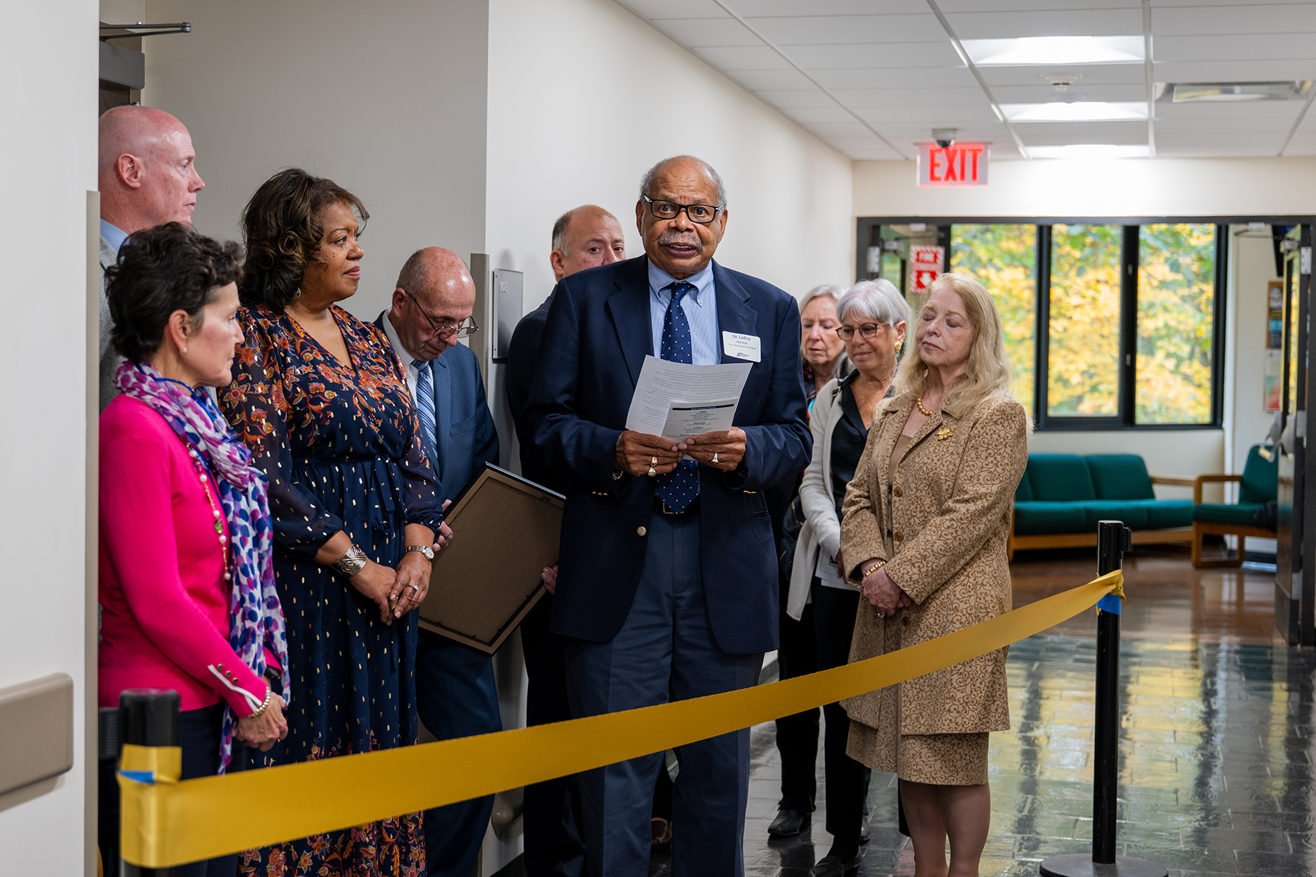 Simulation lab ribbon cutting photo 6