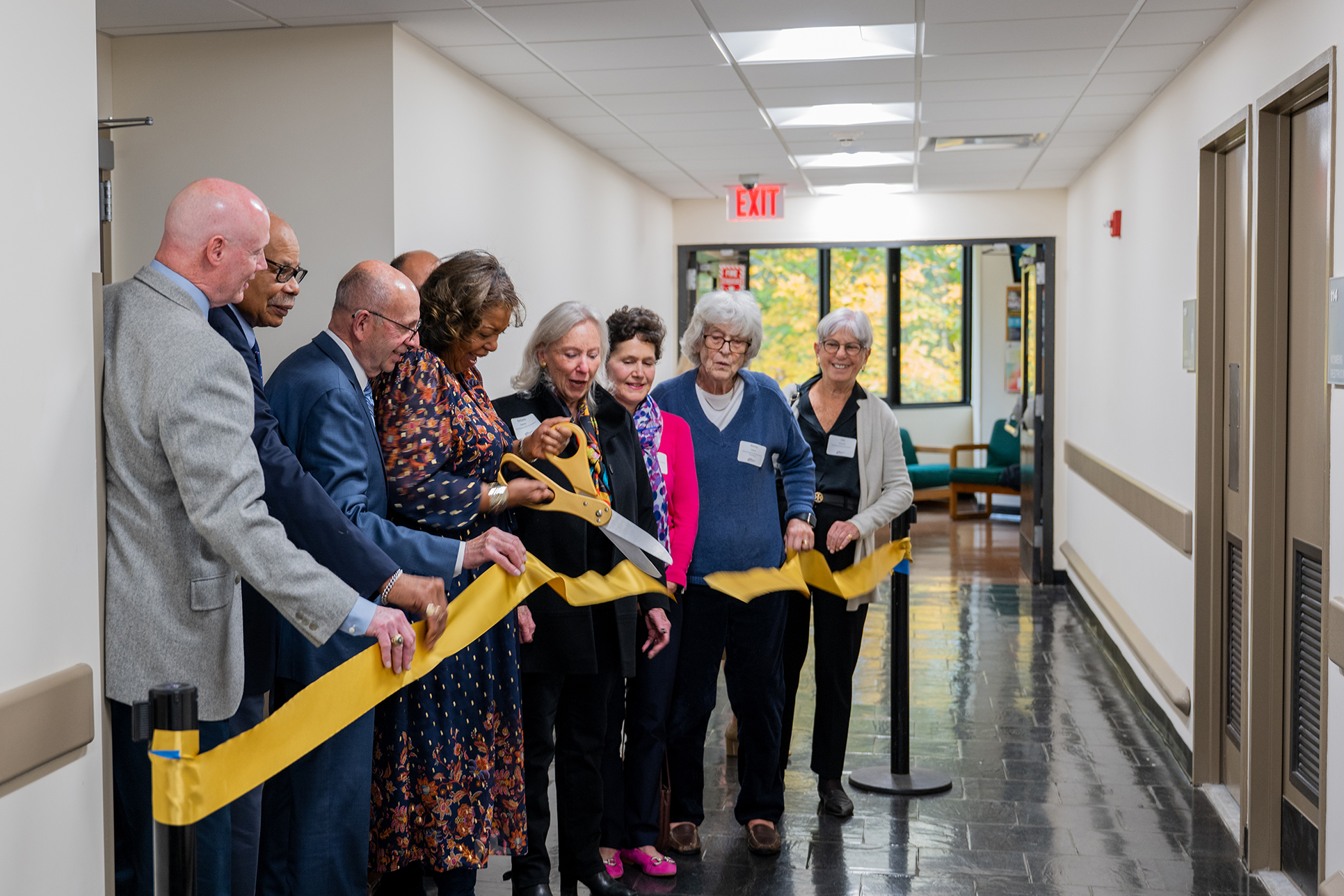 Simulation lab ribbon cutting photo 9