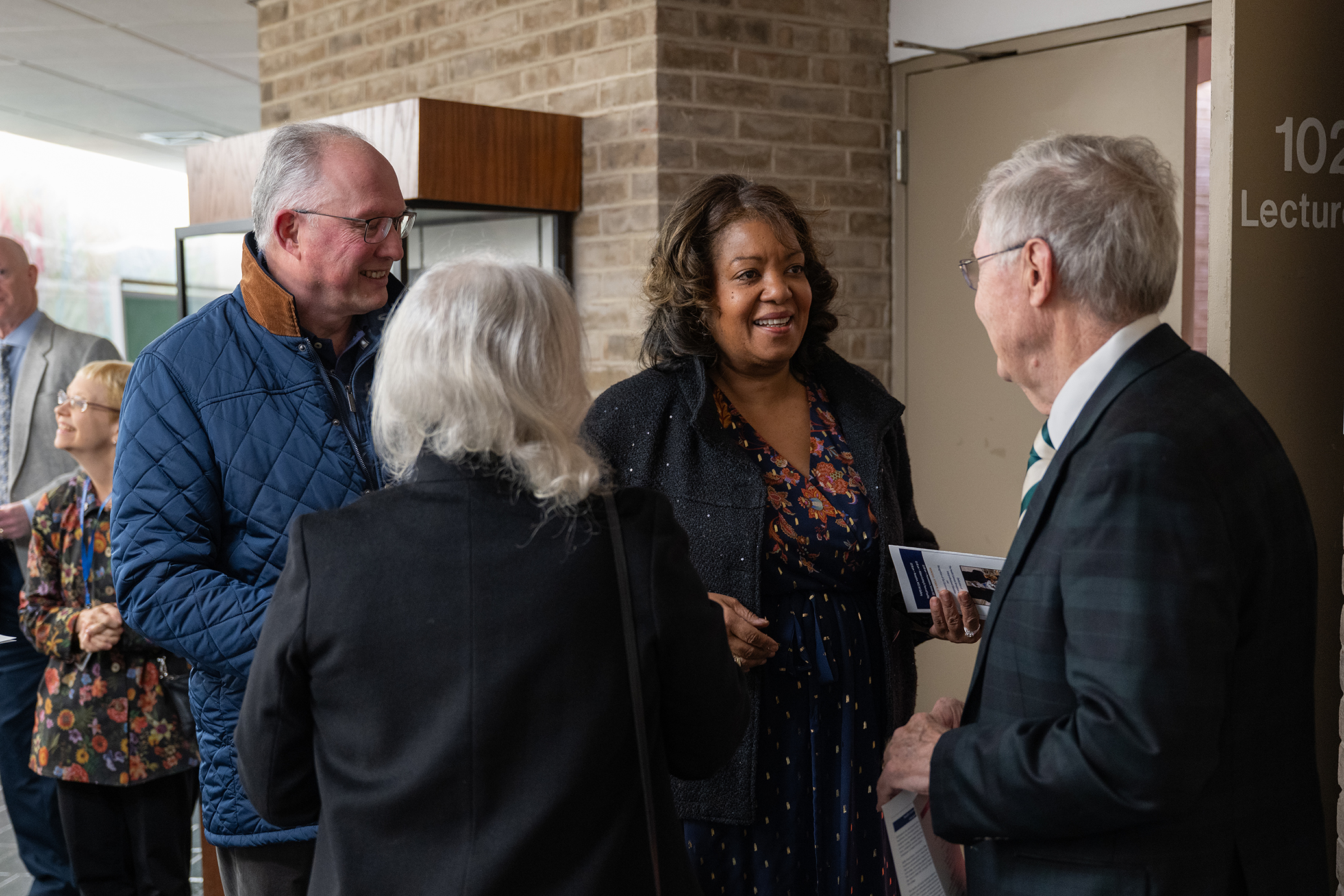 Simulation lab ribbon cutting photo 14