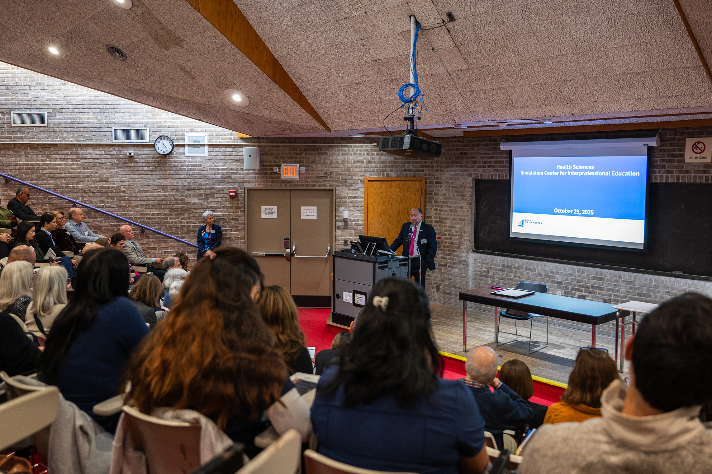 Simulation lab ribbon cutting photo 18