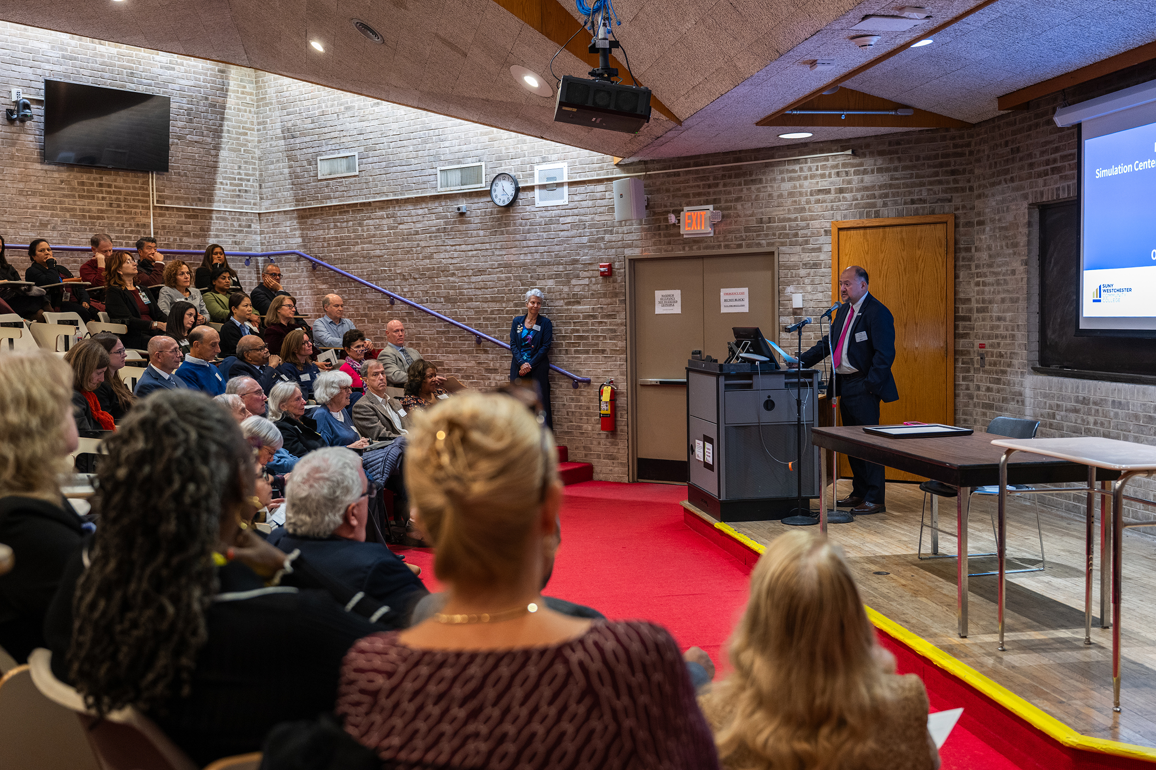 Simulation lab ribbon cutting photo 19
