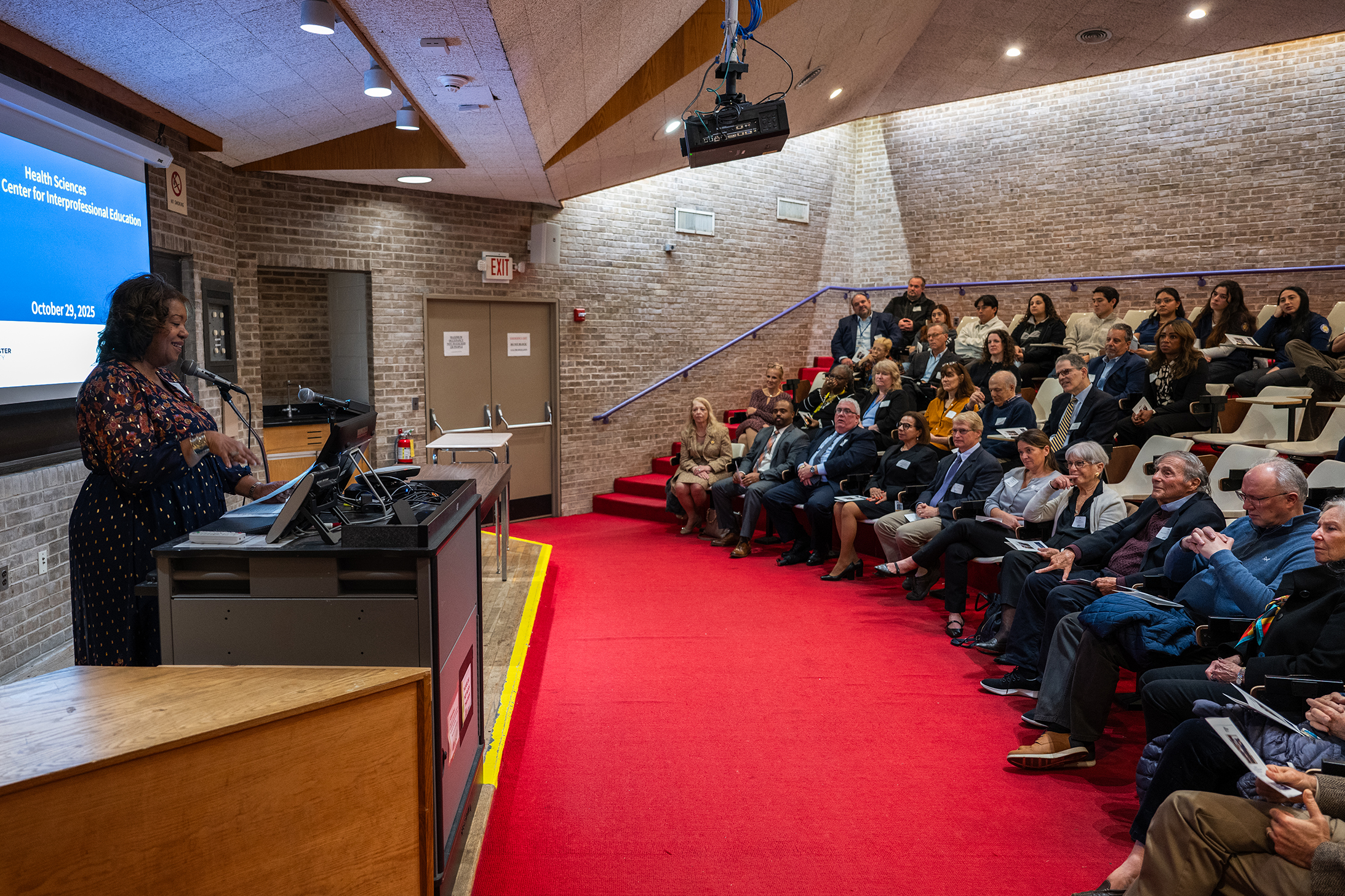 Simulation lab ribbon cutting photo 23