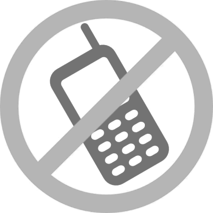 No cell phones in library