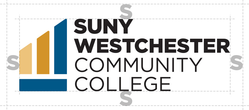 220428 Logo-Spacing Spacing example for the college logo
